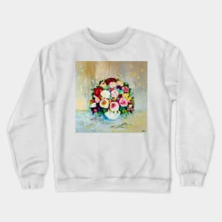 A bouquet of flowers in the English style Crewneck Sweatshirt